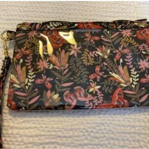 wrist wallet floral